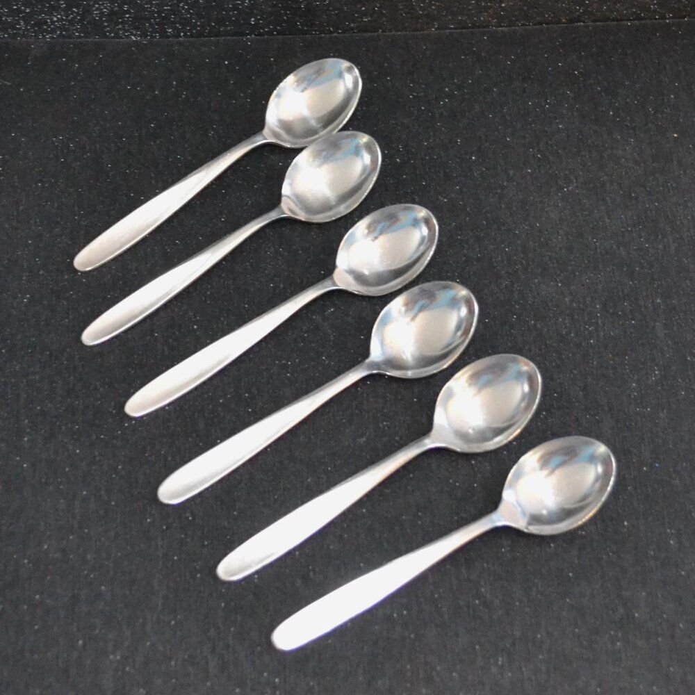 Vintage Empire Spoons Stainless  Set Of 6 Dining Flatware Table Setting